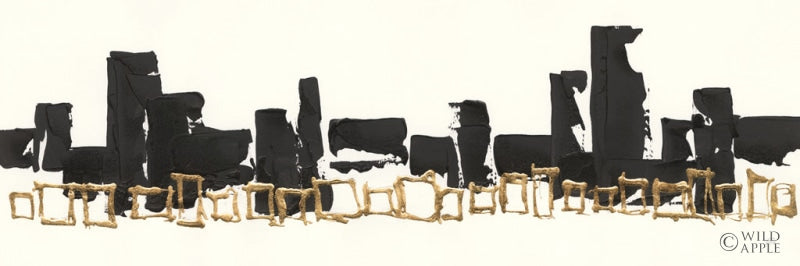 Reproduction of Gilded Boxes I by Chris Paschke - Wall Decor Art