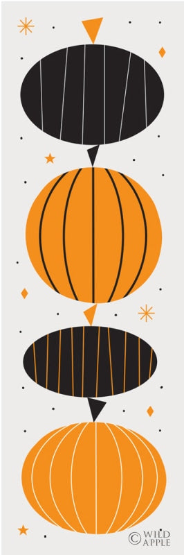 Reproduction of Festive Fright Pumpkins by Michael Mullan - Wall Decor Art