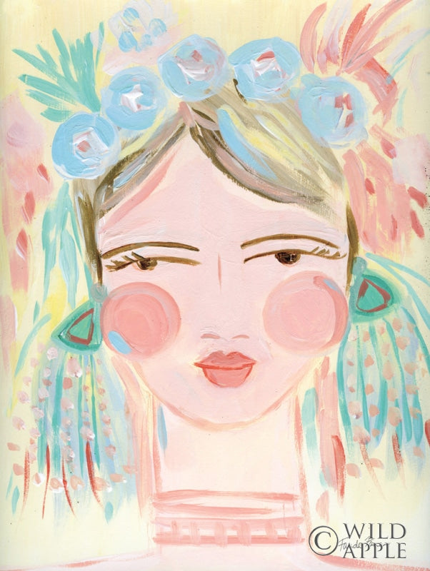 Reproduction of Fresh Face I by Farida Zaman - Wall Decor Art