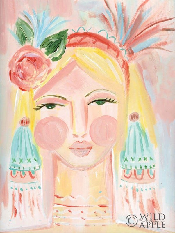 Reproduction of Fresh Face II by Farida Zaman - Wall Decor Art