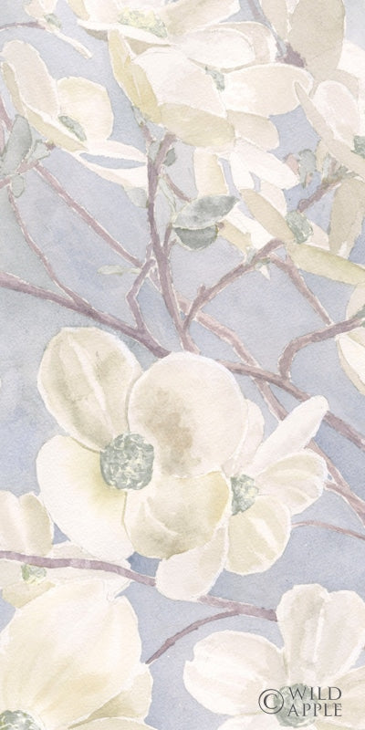 Reproduction of Breezy Blossoms I Sage by James Wiens - Wall Decor Art