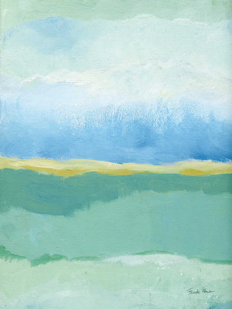 Reproduction of Coastal Bliss I by Farida Zaman - Wall Decor Art