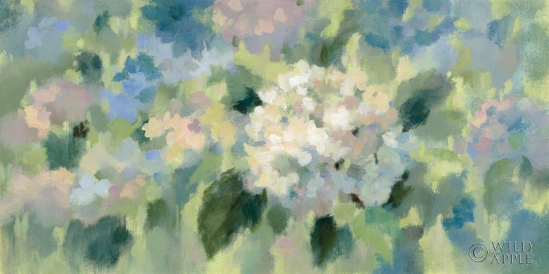 Reproduction of Hydrangea Mosaic by Silvia Vassileva - Wall Decor Art