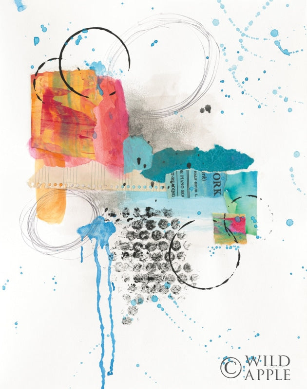 Reproduction of Abstract Skyline I by Courtney Prahl - Wall Decor Art