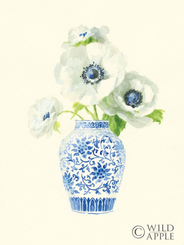 Reproduction of Floral Chinoiserie II by Danhui Nai - Wall Decor Art