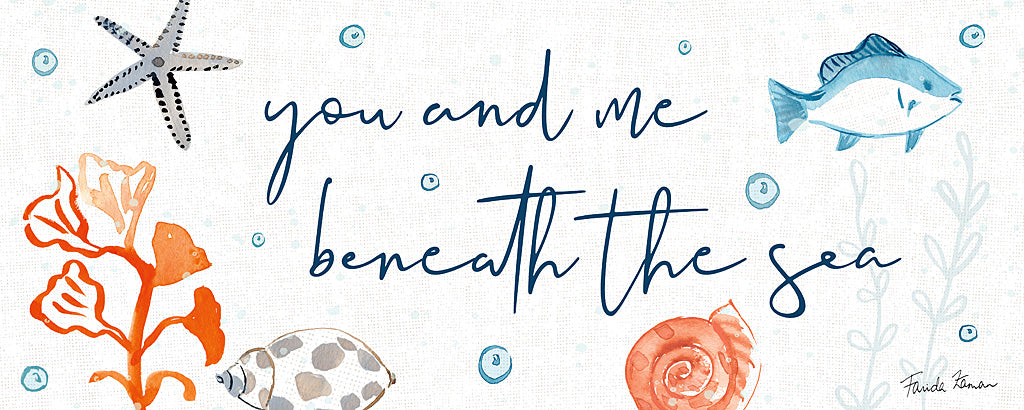 Reproduction of Whale Tale VI by Farida Zaman - Wall Decor Art