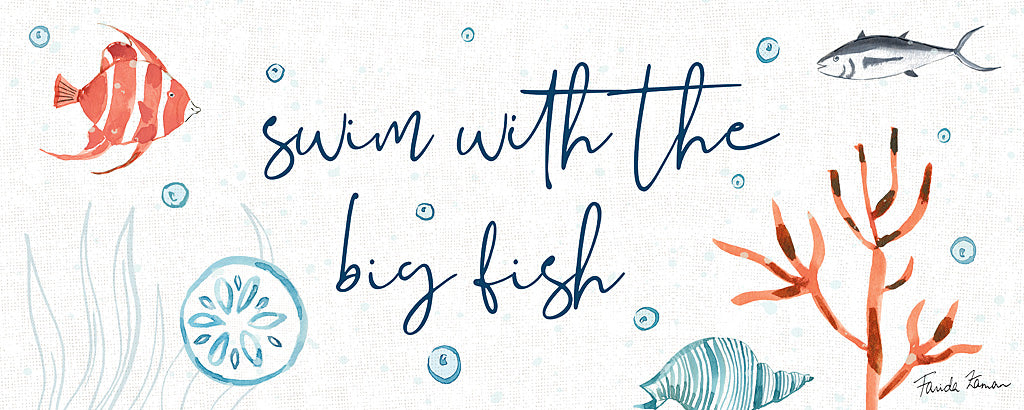 Reproduction of Whale Tale VII by Farida Zaman - Wall Decor Art