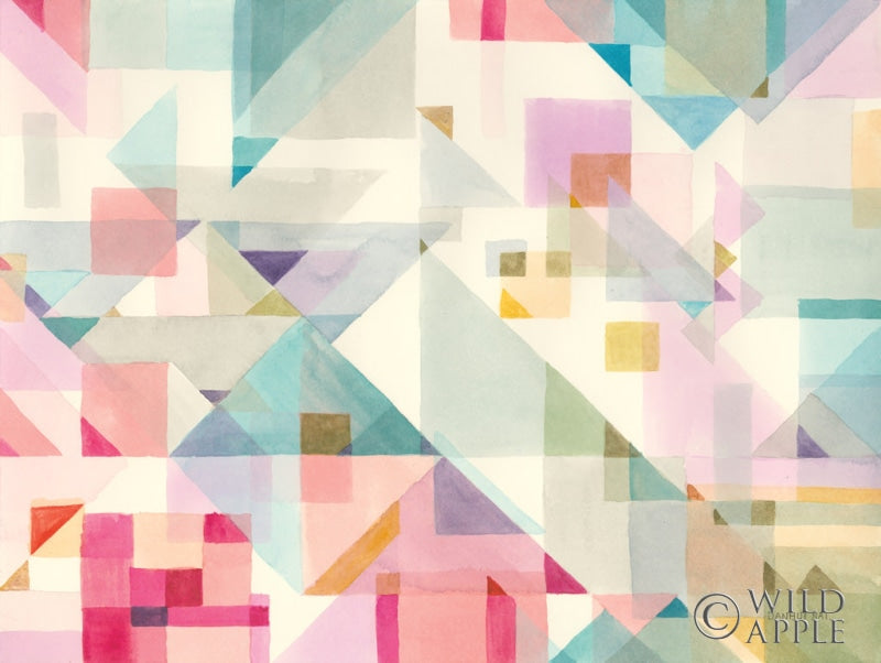 Reproduction of Try Angles I by Danhui Nai - Wall Decor Art