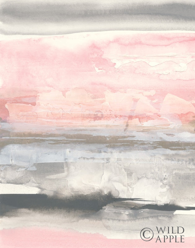 Reproduction of Charcoal and Blush II Crop by Chris Paschke - Wall Decor Art