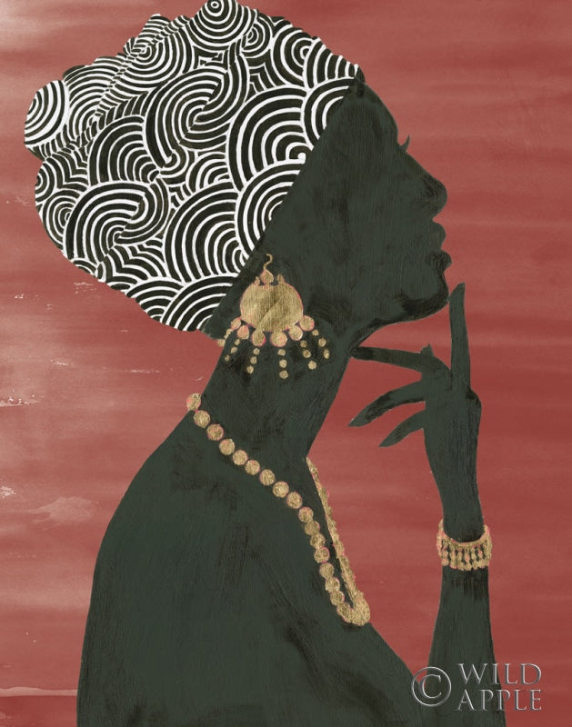 Reproduction of Graceful Majesty I Chili by Emily Adams - Wall Decor Art