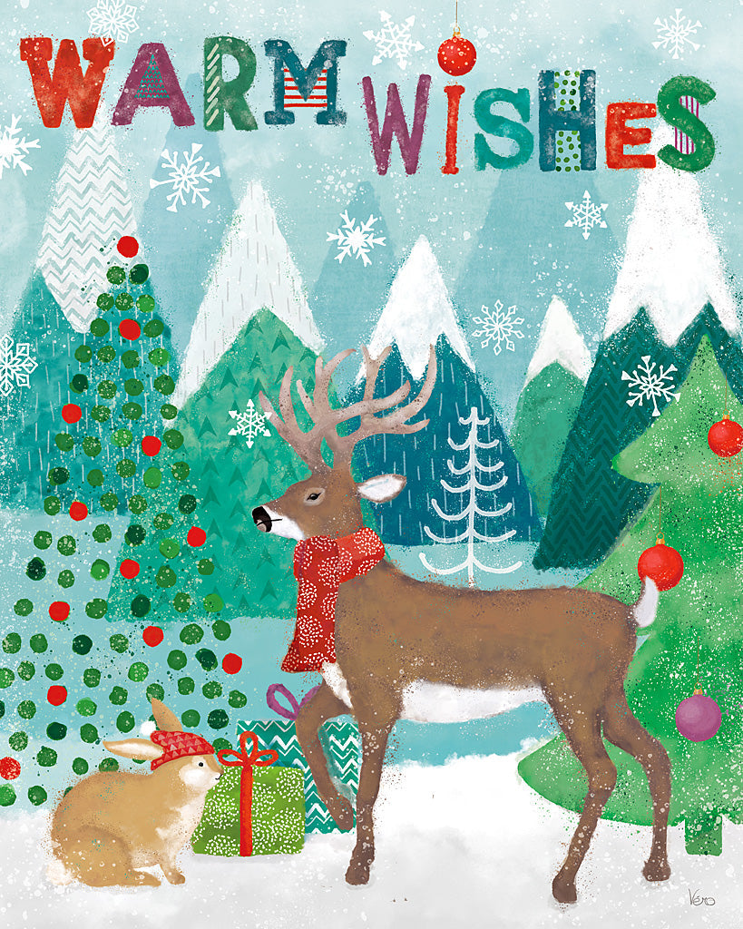 Reproduction of Festive Forest III by Veronique Charron - Wall Decor Art