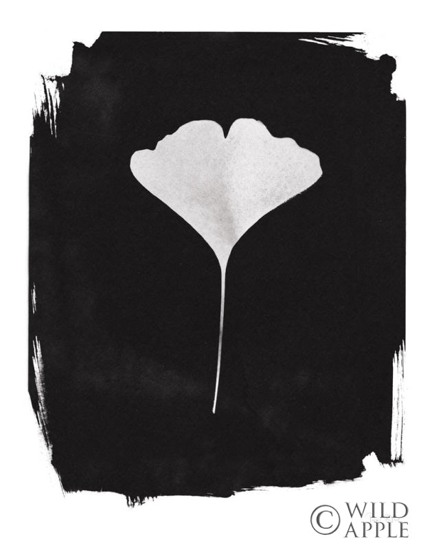 Reproduction of Nature by the Lake Gingko I Black by Piper Rhue - Wall Decor Art