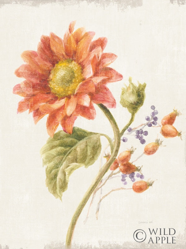 Reproduction of Floursack Autumn II v2 Crop by Danhui Nai - Wall Decor Art