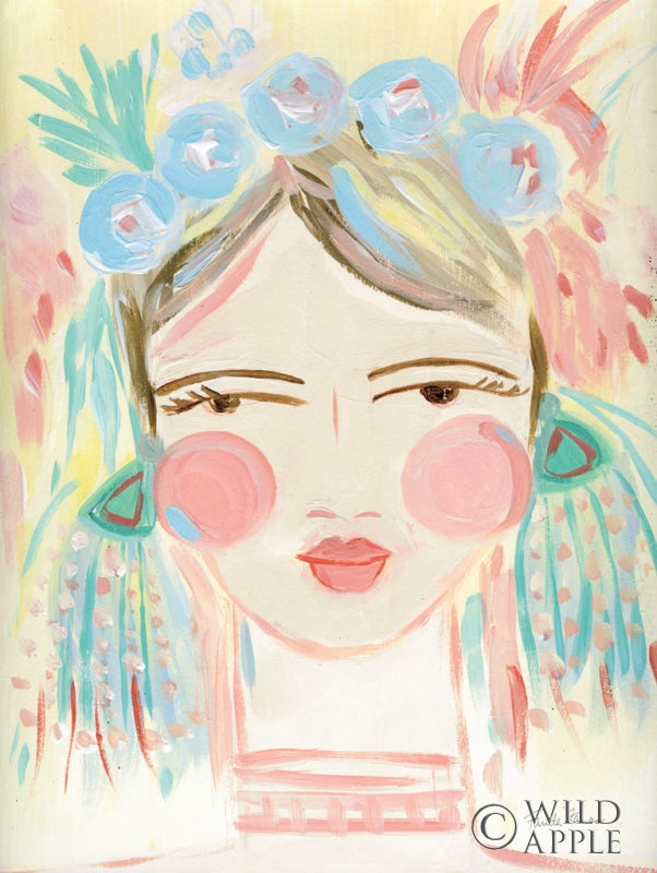 Reproduction of Fresh Face I Neutral by Farida Zaman - Wall Decor Art