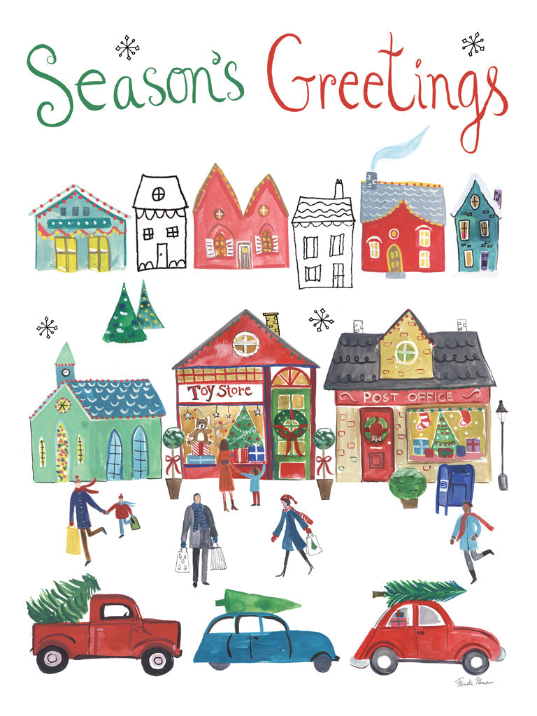 Reproduction of Holiday Festivites I v2 by Farida Zaman - Wall Decor Art