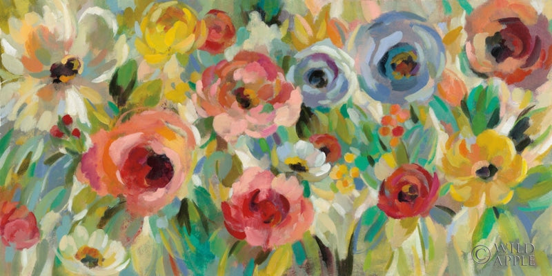 Reproduction of Vivid Coral Floral I by Silvia Vassileva - Wall Decor Art