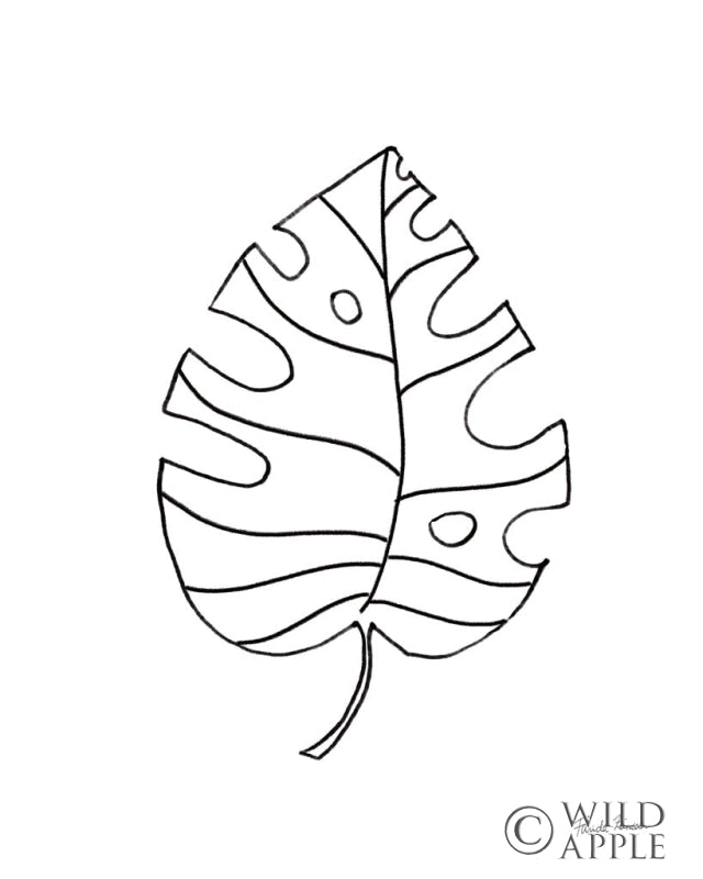 Reproduction of Doodle Palm lV by Farida Zaman - Wall Decor Art