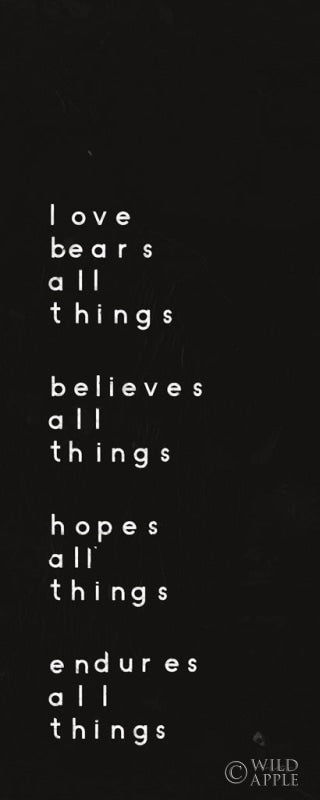 Reproduction of Words of Encouragement I Black by Emily Adams - Wall Decor Art