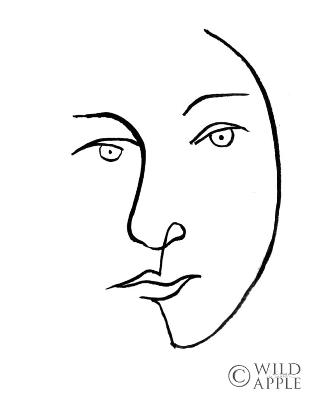 Reproduction of Ink Women IV by Sue Schlabach - Wall Decor Art