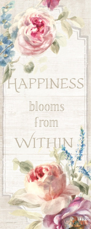 Reproduction of Cottage Garden VII on wood by Danhui Nai - Wall Decor Art