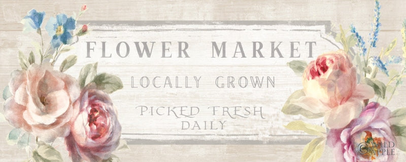 Reproduction of Cottage Garden VIII on wood by Danhui Nai - Wall Decor Art