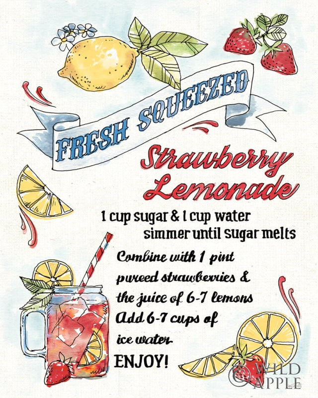 Reproduction of Fruit Stand VII by Anne Tavoletti - Wall Decor Art