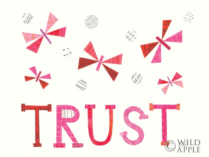 Reproduction of Love Words IV Butterflies by Melissa Averinos - Wall Decor Art