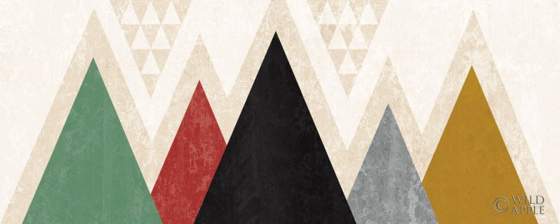 Reproduction of Mod Triangles Panel I by Michael Mullan - Wall Decor Art