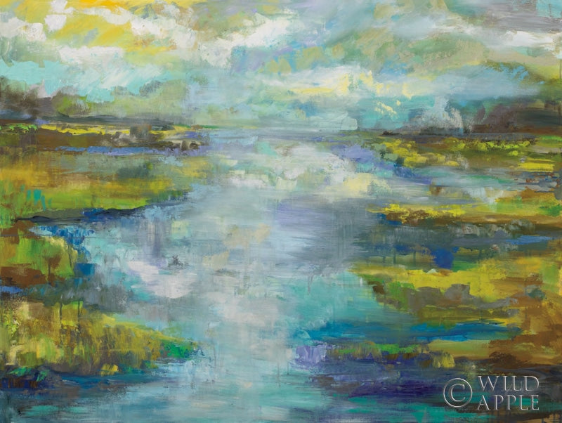 Reproduction of Quietude by Jeanette Vertentes - Wall Decor Art