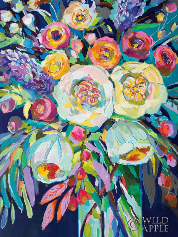 Reproduction of Lilys Bouquet Crop by Jeanette Vertentes - Wall Decor Art