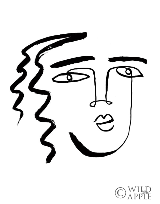 Reproduction of Making Faces V by Melissa Averinos - Wall Decor Art