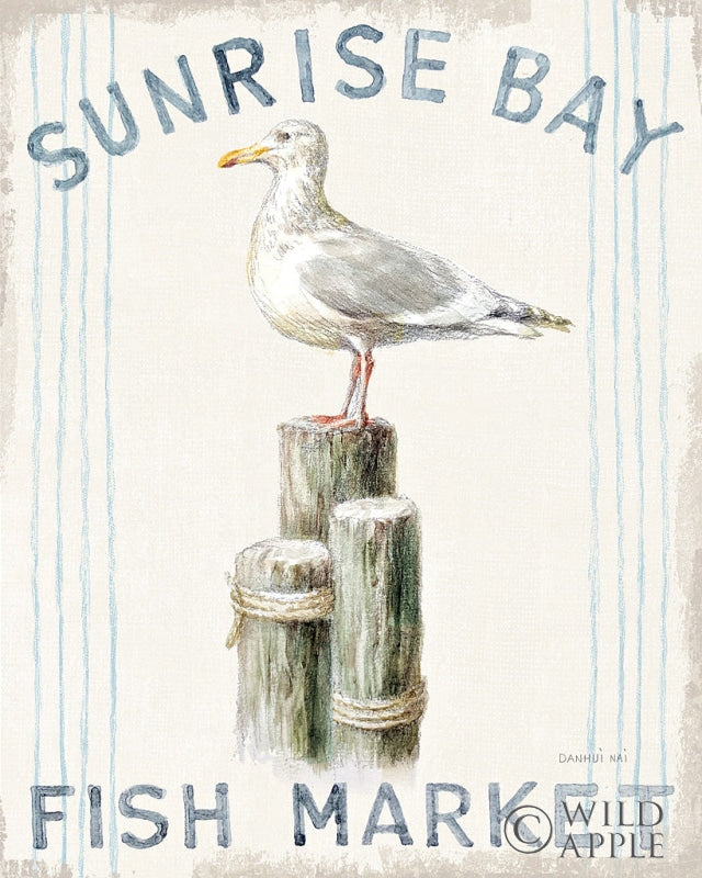 Reproduction of Floursack Nautical XIII by Danhui Nai - Wall Decor Art