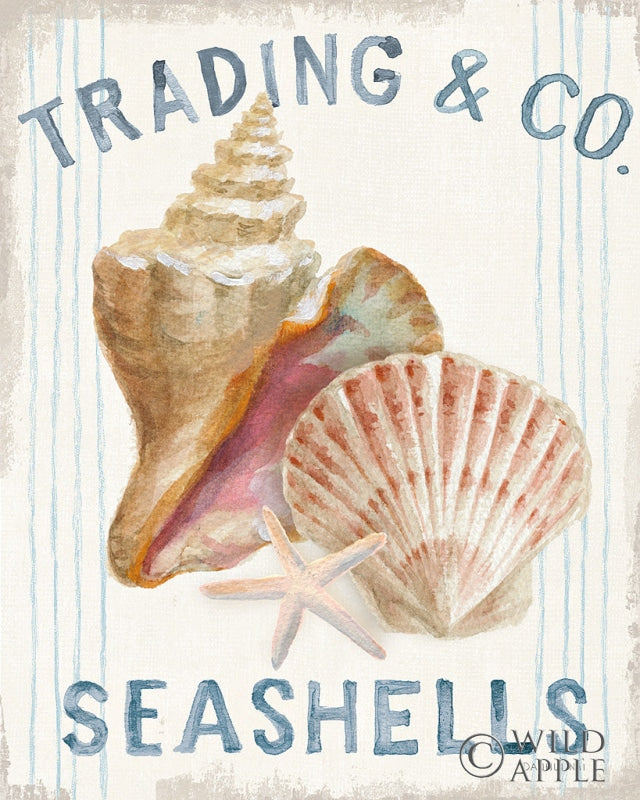 Reproduction of Floursack Nautical XIV by Danhui Nai - Wall Decor Art