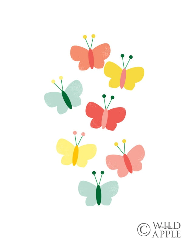 Reproduction of Butterfly Friends by Ann Kelle - Wall Decor Art