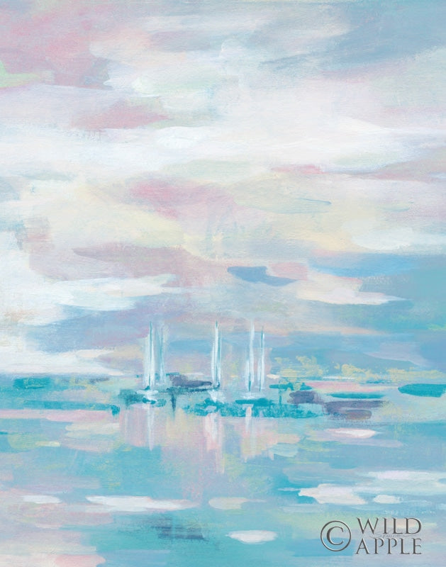 Reproduction of Blue Waves Crop by Silvia Vassileva - Wall Decor Art