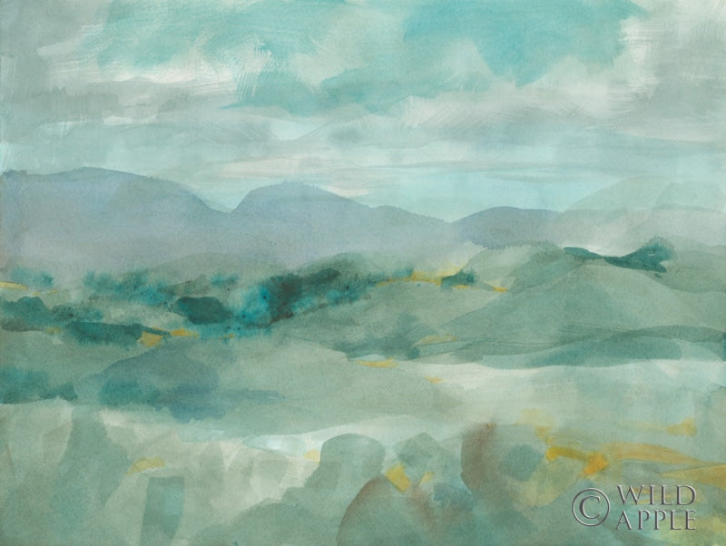 Reproduction of Green Mountain View by Danhui Nai - Wall Decor Art