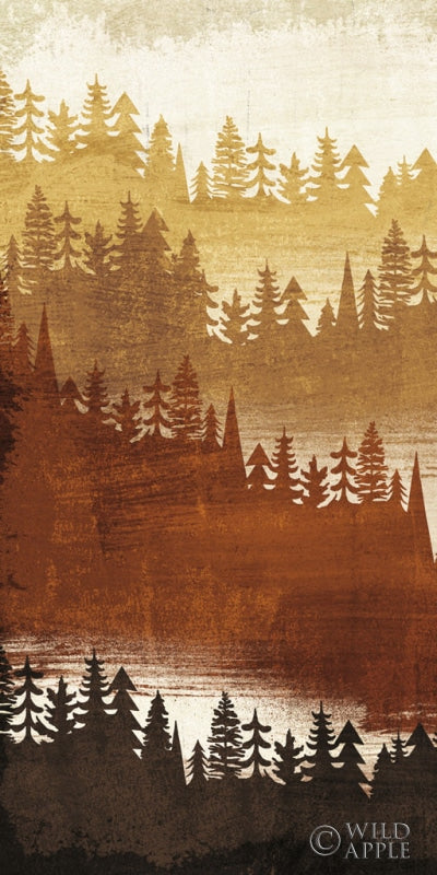 Reproduction of Mountainscape Spice Panel I by Michael Mullan - Wall Decor Art