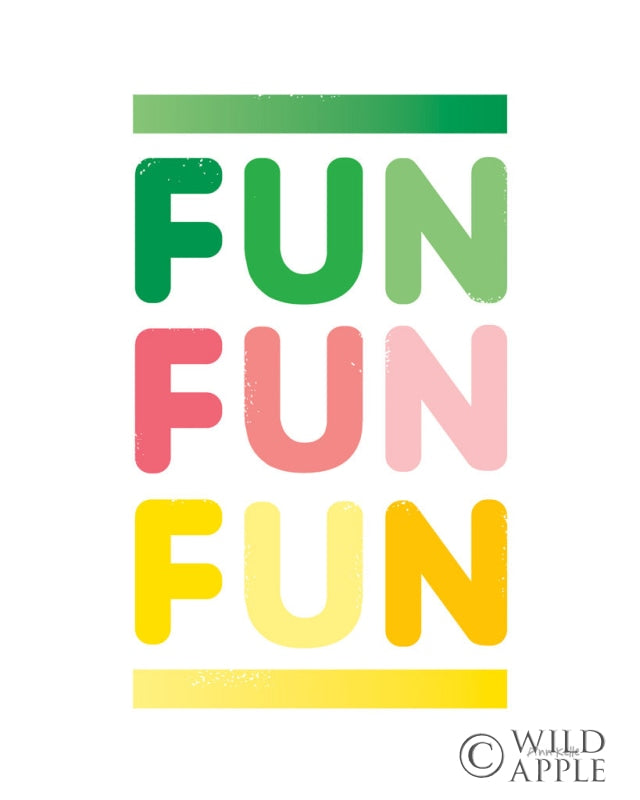 Reproduction of Fun by Ann Kelle - Wall Decor Art