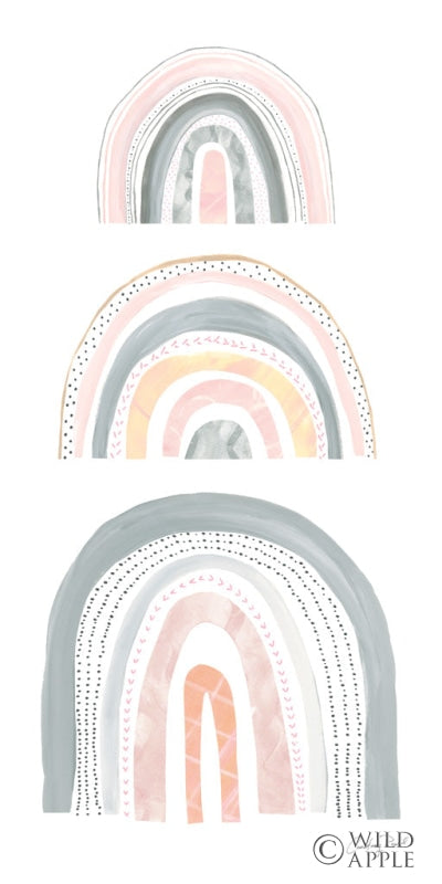 Reproduction of Boho Rainbow V by Courtney Prahl - Wall Decor Art