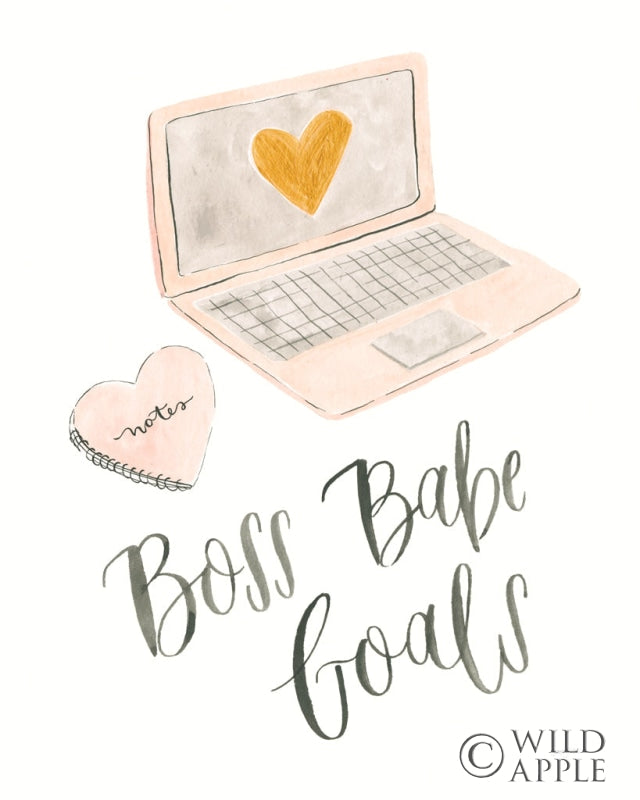 Reproduction of Boss Babe I by Jenaya Jackson - Wall Decor Art