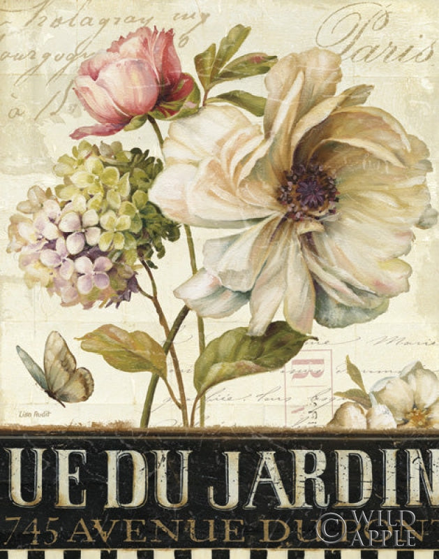 Reproduction of Marche de Fleurs II by Lisa Audit - Wall Decor Art