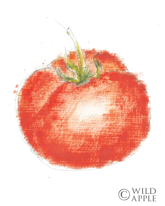 Reproduction of Garden Delight XII v2 White by Emily Adams - Wall Decor Art