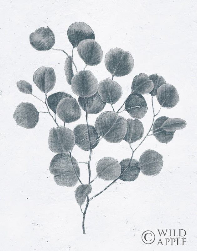 Reproduction of Soft Summer Sketches II Blue by James Wiens - Wall Decor Art