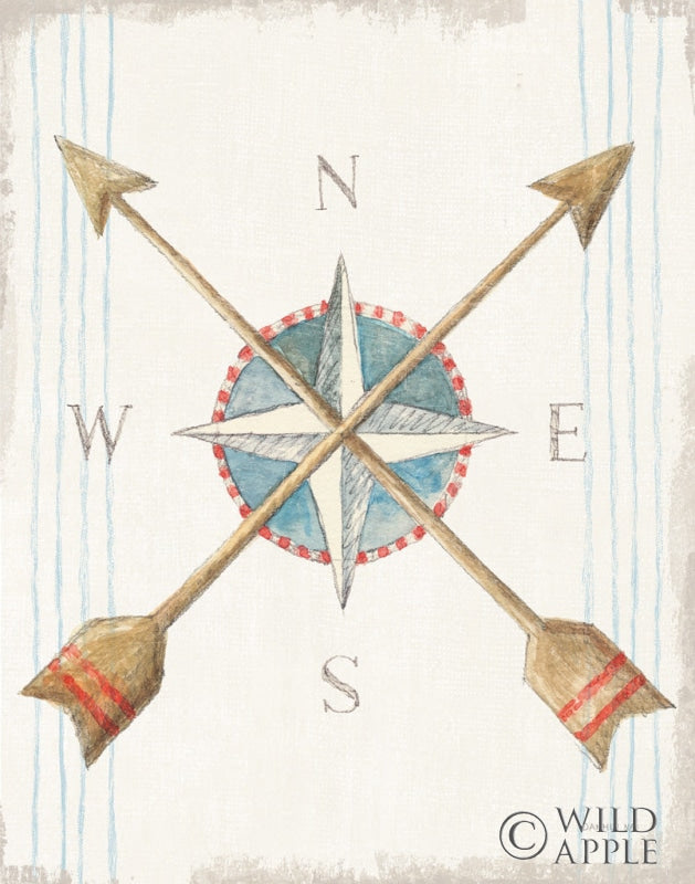 Reproduction of Floursack Nautical VI no Words by Danhui Nai - Wall Decor Art