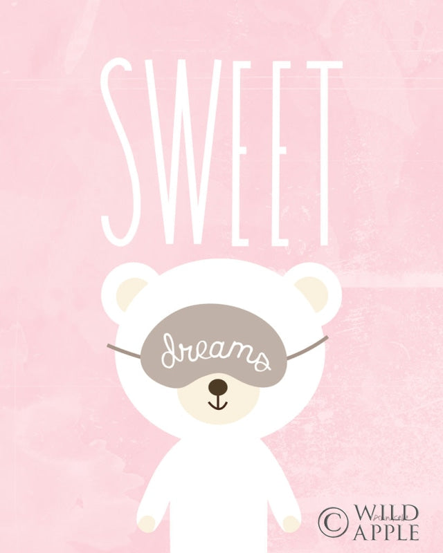 Reproduction of Sweet Dreams Pink by Ann Kelle - Wall Decor Art