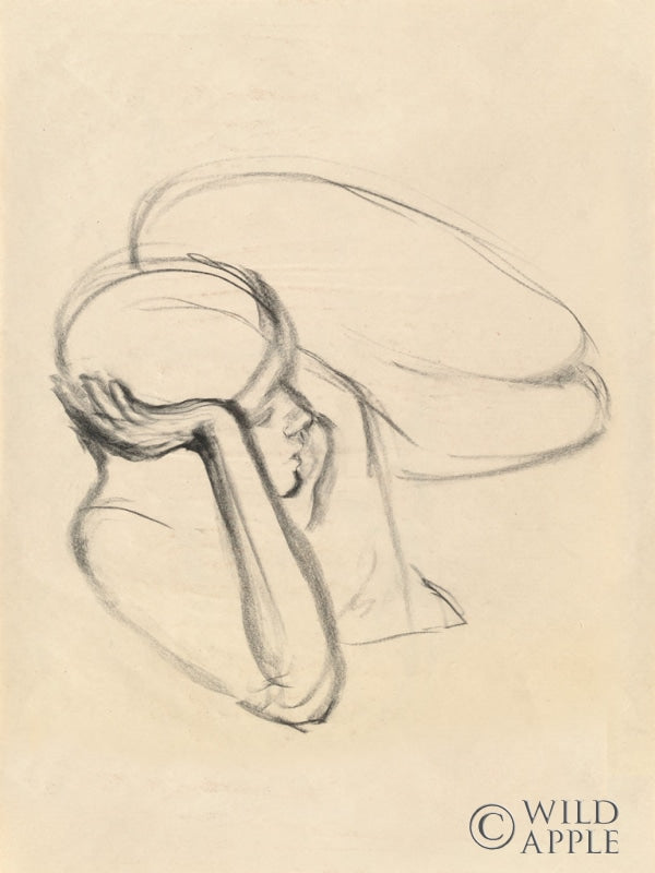 Reproduction of Figure Study I by Wild Apple Portfolio - Wall Decor Art