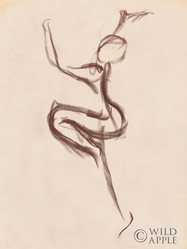 Reproduction of Figure Study II by Wild Apple Portfolio - Wall Decor Art