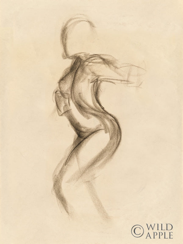 Reproduction of Figure Study IV by Wild Apple Portfolio - Wall Decor Art