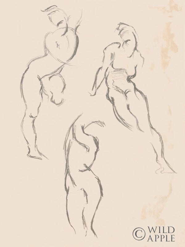 Reproduction of Figure Study VI by Wild Apple Portfolio - Wall Decor Art