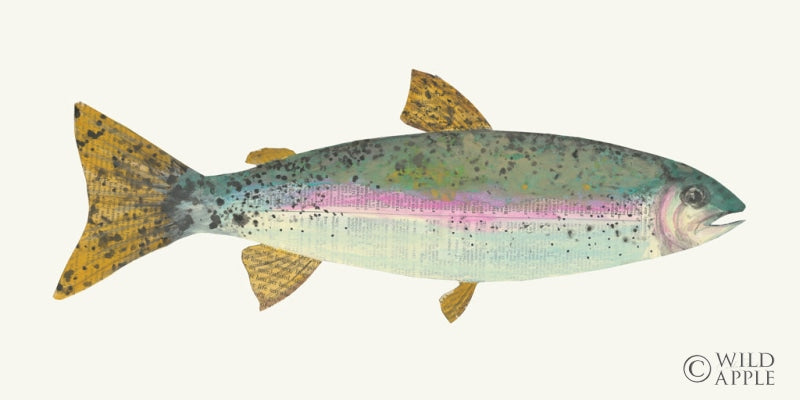 Reproduction of Angling in the Stream I by Courtney Prahl - Wall Decor Art